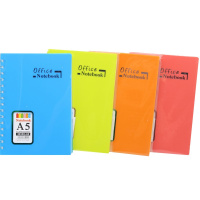Блокнот А5 80л "Office" линия, на спирали, 4 цвета 25100-62
