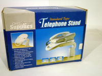 Подставка для телефона вращающаяся выдвижная, пластик, серая AI-ТА 001/011