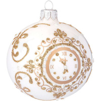 Шар 80мм "Новогодние куранты" в подарочной упаковке КУ-80-224023