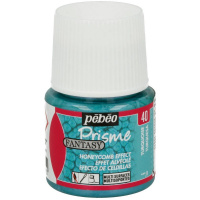 Краска акриловая по стеклу и керамике 45мл бирюзовая с фактурным эффектом "Fantasy Prisme" 166040