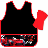 Фартук-накидка для труда "Night drive" 56,8х40,5см с нарукавниками, печать на кармане ФН-1 Фартук-накидка для труда "Night drive" 56,8х40,5см с нарукавниками, печать на кармане ФН-1