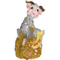 Копилка керам. Овечка с подковой 14,5см 4 вида Y1236-14/1097