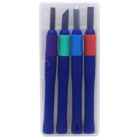 Набор резцов 4шт 14см металл/пластик Y10772-24