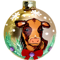 Шар 65мм "Бычок Милок" в подарочной упаковке КУ-65-202001