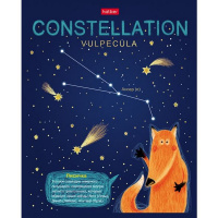 Тетрадь А5 48л клетка "Приходи считать звезды" на скобе 3D фольга матов. ламинация 5 дизайнов 067491