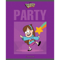 Тетрадь А5 48л клетка "Гравити Фолз" на скобе 5 дизайнов 48Т5В1/068737