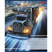 Тетрадь А5 18л клетка "Super truck" на скобе 5 дизайнов 18Т5В1/091433