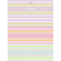 Тетрадь на кольцах А4 160л клетка "Color lines" 160ТК4В1_17959/051700