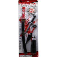 Набор оружия "Ниндзя" 5 предметов 65х21,5см пластик, в блистере LT376838/LT376839