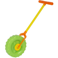 Каталка "Колесо" 60х22,5х10,5см, пластик (звук) У814