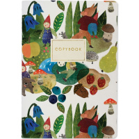 Тетрадь А5 40л клетка "Гномы" прошитый блок матовая ламинация 7-40-112