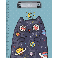 Планшет с зажимом А5 "Космический котик" матовая ламинация Пп5л_075746/075746
