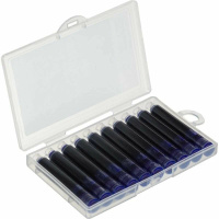 Набор картриджей для перьевой ручки 10шт/уп. синие CR-200/11736-24