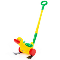 Каталка "Утёнок" с ручкой 7925 Каталка "Утёнок" с ручкой 7925