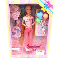 Кукла "Beautiful gir" 29см с аксессуарами (косметика, воздушные шары) 2084518/ZR-559 Кукла "Beautiful gir" 29см с аксессуарами (косметика, воздушные шары) 2084518/ZR-559
