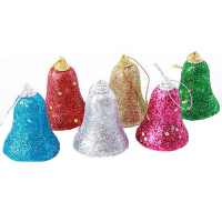 Колокольчик с бантом 4см пластик, 6 цветов FD208-305/356 Колокольчик с бантом 4см пластик, 6 цветов FD208-305/356