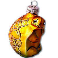 Ёлочное украшение "Черепаха" h-9см в подарочной упаковке ФУ-162