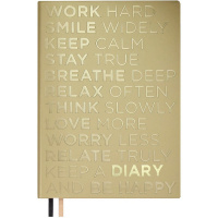 Ежедневник недатированный А5 "Escalada" 320стр., бежевый металлик, искусственная кожа софт-тач 63995 Ежедневник недатированный А5 "Escalada" 320стр., бежевый металлик, искусственная кожа софт-тач 63995