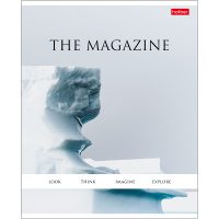 Тетрадь А5 96л клетка "The magazine" на скобе выборочный лак, 5 дизайнов 96Т5вмВ1/057328