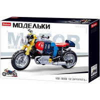 Конструктор "Мотоцикл" 197 деталей 28,5х19х5см пластик JB0913216