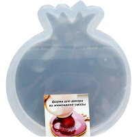 Молд силиконовый "Подставка под стакан. Гранат малый" 137х112х13мм К008