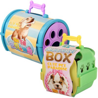 Набор "Животные в переноске" 8х6х6см/6х6х6см пластик, 6 видов 2082457/JD668-44