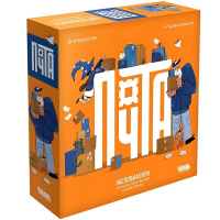 Игра настольная "Почта" 25х25см (4 планшета, 232 жетона, 4 фишки, 4 подставки) 915752