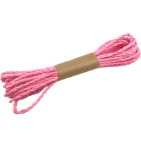 Шнур бумажный 10м, светло-розовый Y10853-24