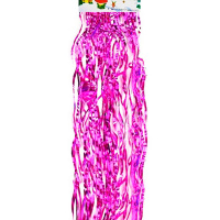 Дождь 1,5м волна голография розовый Y8382-19
