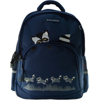 Рюкзак "Еноты" 40х30х19см, 800гр, 2 отделения, 3 кармана, синий 12-002/23