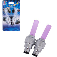 Фонарь светодный на нипель, 2шт/уп, разноцветный Y3969-16