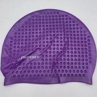 Шапочка для плавания 22см фиолетовая 2039-288