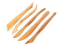 Набор стеков для лепки 5шт. 20см дерево DK11140