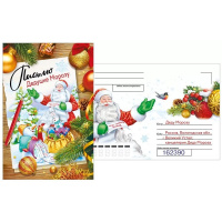 Письмо Дедушке Морозу с конвертом средний формат 122х182мм 014.391