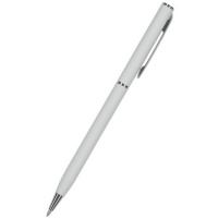 Ручка шариковая "Palermo" 0,7мм синяя, автомат, корпус белый, металл 20-0250/14