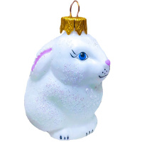 Ёлочное украшение "Зайчик лесной" h-9см в подарочной упаковке АУ-150