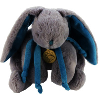 Кролик 38см темно-серый/голубой AT365312