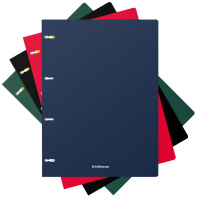 Тетрадь на кольцах А4 80л клетка "Classic" пластиковая обложка, 4 цвета 49678