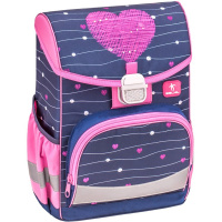 Ранец "Simple heart" 35х26х17см, 680гр, 1 отделение, 3 кармана 405-45/9