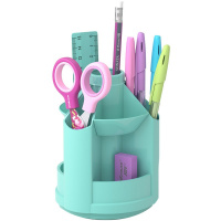 Набор настольный "Mini Desk. Pastel" 18,5х10,5х24см 8 предметов, вращающийся, пластик, мятный 53690