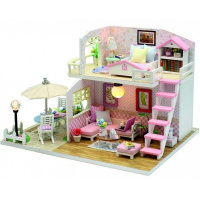 Конструктор "Румбокс. Кукольный домик" 19х15х13см 2 этажа (пластик, дерево, свет) SG2292 Конструктор "Румбокс. Кукольный домик" 19х15х13см 2 этажа (пластик, дерево, свет) SG2292