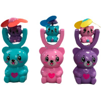 Игрушка-вентилятор "Мишка" 17см пластик, на батарейках Y7245-18