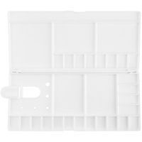 Палитра 30х14см с крышкой, 29 ячеек пластик Сонет 461302073