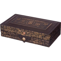 Шкатулка для бумажных купюр "Денежка к денежке" 19х11х5см дерево ВШД-01