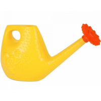 Лейка "Цветочек" 13х13х10см пластик, желто-красная 9140/РС