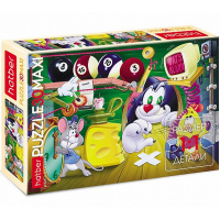 Пазлы 30 эл. "Приключения кота и мышонка" 21х29см макси 30ПЗ4_03428/077788