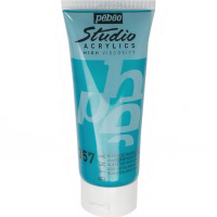 Краска акриловая 100мл сине-зеленая иридисцентная "Studio Acrylics Dyna" 832-357