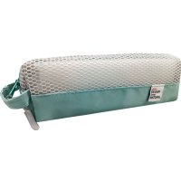 Пенал 21х8х5см прямоугольный, 1 отделение, с ручкой, текстиль, 4 цвета DB23368