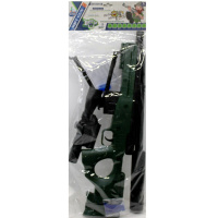 Винтовка 92х25см с прицелом, пулями и контейнером 7х6см, пластик LT365401