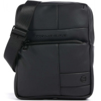 Сумка "Wollem" 18х24х6см, 1 отделение, 2 кармана, черная, натуральная кожа CA3084W129W/N